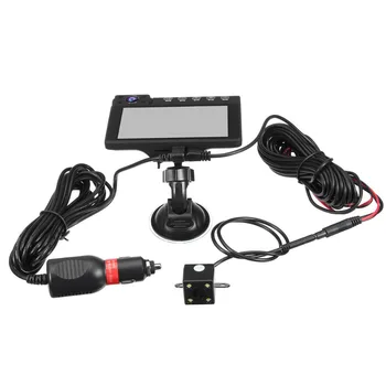 Automašīnas DVR 3 Kameras Objektīvs 4,0 Collu Dash Kamera Dual Objektīvs Ar Atpakaļskata Kameru, Video ierakstīšanas Auto Registrator Dvrs Dash Cam