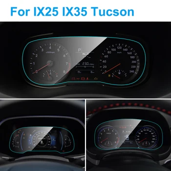 Automašīnas mērinstrumentu Paneļa Ekrāna Aizsargs Filmu par Hyundai Tucson IX25 IX35 Auto Interjera Ekrāna Aizsardzības TPU Plēve, Auto Piederumi