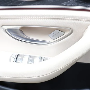 Automašīnu Durvju Slēdzis, Atbloķēšanas Pogas Vizuļi Apdare Vāka Apdare Benz W205 W213 X253 C E Klases GLC-2019 (Pilota)