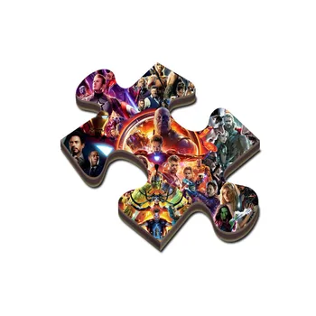 Avengers Koka puzle 1000 gabals mīklas, pieaugušajiem Marvel Super hero spider man Captain America koka rotaļlietas