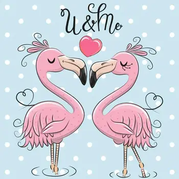 AZSG Gudrs Flamingo Mīlestība uz visiem Laikiem Skaidrs, Zīmogu DIY Scrapbooking Dekoratīvās Karšu pieņemšanas Amatniecības Jautri Apdare Piegādes 13*13cm