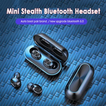 B5 Bluetooth 5.0 Austiņas TWS Bezvadu Austiņas Earbuds 9D Stereo Austiņas In-ear Sporta Darbojas Austiņas