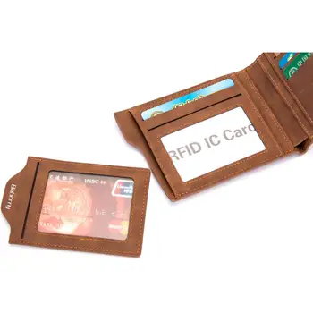 BABORRY 2020. gadam, Modes Anti RFID Pretbloķēšanas Vīriešu Kredītkartes Turētājs Mazo Makā ID Bankas Kartes Gadījumā Aizsardzības Maku Vīriešiem