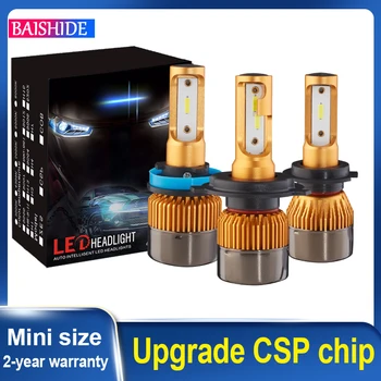 BAISHIDE H7 Led Lukturu H11 Spuldzes LED CSP čipu Auto Gaismas H4, H1, H3, HB3 9005 HB4 9006 6000K H8 60W 16000LM 12V Auto Lukturi,