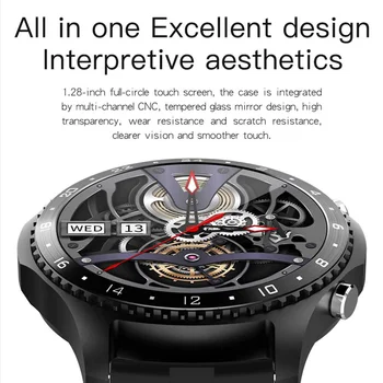 Bakeey CK30 Smartwatch bluetooth Zvanu Temperatūras Mērījumu sirdsdarbība, Asins Spiediena Monitoru, Smart Watch Sievietes Vīrieši 2020