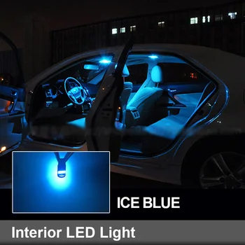 Balts Canbus Kļūdu Bezmaksas Auto Piederumi, LED salona Apgaismojuma Komplekts Honda Accord 1998-2016 2017 2018 2019 Lasījumā Griestu Lampas