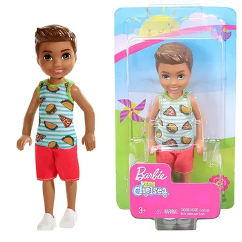 Barbie Kluba Chelsea Lelle Diezgan Cute Meitene un Zēns Mini Bērniem Rotaļlietas Bērniem 6-collu DWJ33