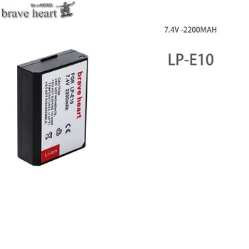Bateria LP-E10 LPE10 LP E10 Baterija + dual lādētāju Canon 1100D 1200D 1300D Rebel T3 T5 KISS X50 X70 kameru piederumi