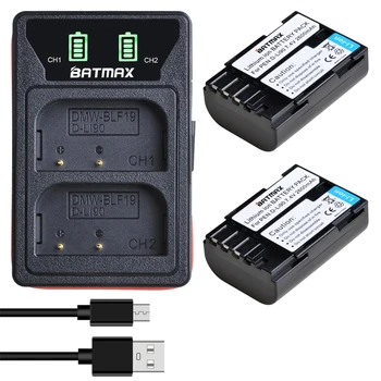 Batmax D-LI90 DLI90 D Li90 Akumulators+LED Duālais Lādētājs ar C Tipa PortFor PENTAX K-7 K-7D K-5, K-5 II 645D K01 K-3 K-3 II 645Z L15