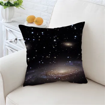 BeddingOutlet Hipster 3D Galaxy Spilvens Segums Visuma, Kosmosa Tēmu Iespiesti Spilvena Segums Mīksto uz Dīvāna 45cmx45cm 70cmx70cm