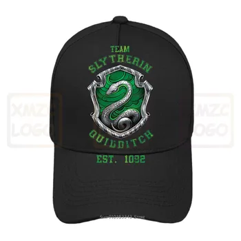 Beisbola Cepure Quidditch Komanda Slytherin Beisbola Cepure Iedvesmoja Dizains Top Beisbola Cepure, Cepures Sievietēm, Vīriešiem