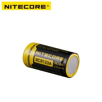 Bezmaksas Piegāde Nitecore NL166 16340 RCR123A 3,7 V 2.4 Wh 650mAh Litija Akumulators