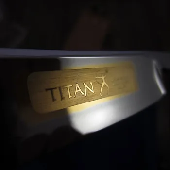 Bezmaksas piegāde Titan skuvekli koka rokturis, nerūsējošā tērauda asmens skūšanās sharp