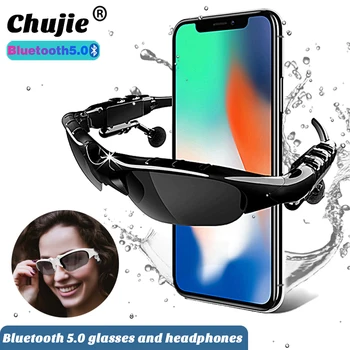 Bezvadu Austiņas Saulesbrilles Sporta Earbuds HIFI Triecienizturīgs Stereo Riteņbraukšana, Iphone, Huawei Xiaomi Bezvadu Bluetooth Austiņas