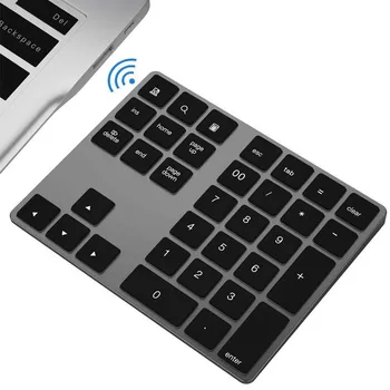 Bezvadu Bluetooth 34 Taustiņiem un Ciparu Tastatūru, cipartastatūru Tastatūras Apple Mac-book Darbvirsmas Office Izklaides Piederumi