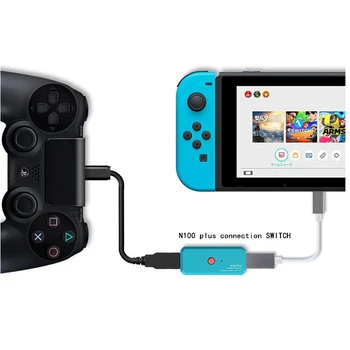 Bezvadu Bluetooth Kontrolieris Adapteris Bezvadu Un Vadu Usb Gamepad Joycon Pārveidotājs Nintend Slēdzis Ps3 Ps4 Wiiu-Pro Kontrolieris