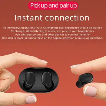 Bezvadu Klausule Bluetooth5.0 Austiņas sporta Earbuds Austiņas Lādēšanas Kaste Ar Mikrofonu Viedtālrunis Xiaomi Samsung un Huawei