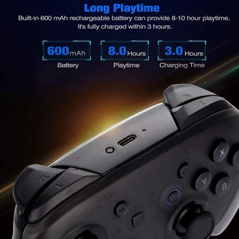 Bezvadu Slēdzis Kontrolieri Bluetooth Gamepad Par Nintend Slēdzis Pro /Lite Spēli Kursorsviru