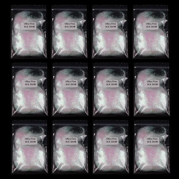 Bimoo 12bags X 2g/Maiss Pērļu Baltā Ultra Fine Ledus Dub Lidot ar Piesaisti Dublēšanu Materiāls Nimfa Dzīšanās Garneļu Streamer Lido