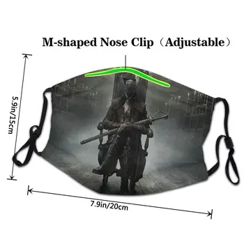 Bloodborne ARPG Spēli Mīts Par Cthulhu Mascarilla Maska Masque Auduma Maskas, Sejas Maska Fasion Muti Segtu Sejas Aizsardzības