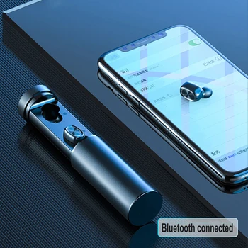 Bluetooth 5.0 TWS Bezvadu Austiņas 8D HIFI Skaņas Automātiska savienošana Pārī Sporta Austiņas Smart Touch Control Ūdensizturīgs pie Auss liekamā daļa