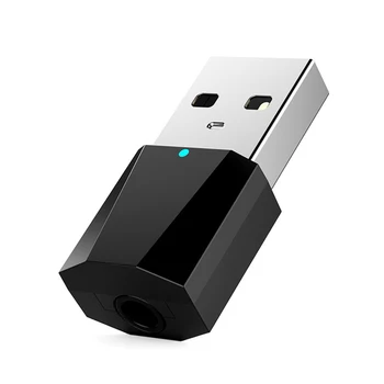 Bluetooth Adapteris 3,5 mm Jack USB Automašīnas Komplektu Dongle ar Datoru, Bezvadu Mūzikas Austiņas Bluetooth Skaļruni USB 4.2 Audio Uztvērējs