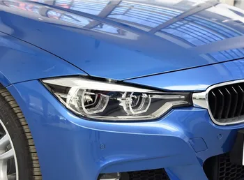 BMW 3 Sērijas 2016 2017 2018 320 328 316 335 Led priekšējo Lukturu Korpusa Abažūrs Caurspīdīgu Priekšējo Vāku Abažūrs Objektīva Stikla
