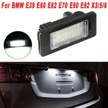 BMW E39 E60 E82 E70, E90, E92 X3/5/6 LED DC 12V Lampas 6000K Licences Numurs