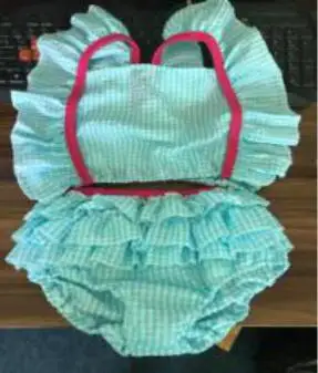 Boutique Vasaras baby girl divas daļas, vairumtirdzniecības, drēbes, dāvanas, peldkostīmu