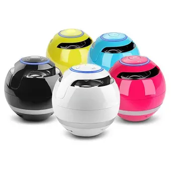 Bumbu Bluetooth Skaļrunis Ar LED Gaismas Portatīvo Bezvadu Mini Skaļrunis, Subwoofer, Ar Mic FM Daudzkrāsains Bumba ar Gaismas Skaļrunis
