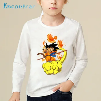 Bērniem, kas Maz Karikatūra Izdrukāt T-krekls Bērniem Anime Smieklīgi Topi Bērnu Zēniem/Meitenēm ar garām Piedurknēm T krekls,LKP5072