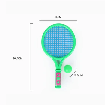 Bērniem Āra Sporta Badmintons, Tenisa Rakešu Bumbu Komplekts Sporta Izglītības Āra Interaktīvas Spēles, Rotaļlietas Bērniem, Dāvanu