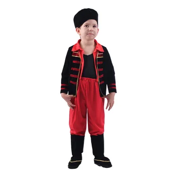 Bērnu Bērniem krievu Zēns Slavenību Tērpu Cosplay Zēniem Halloween Karnevāls Purima Puse Fantasia Saģērbt