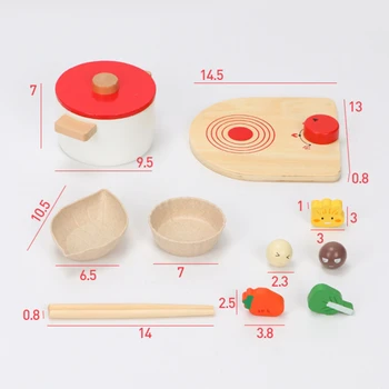 Bērnu Koka Izlikties, Spēlēt Komplekti Simulācijas Tosteri Maizes Maker Kafijas Automāts Blenderī Cepšanas Komplekts Spēli Maisītājs Virtuves Lomu Rotaļlietu