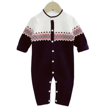 Bērnu Kombinezonus Trikotāžas Jumpsuit Džemperis Zīdaiņu Apģērbs Jaundzimušajiem Zēnu Drēbes Pavasara Rudens Baby Romper Meiteņu Drēbes