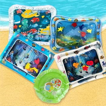 Bērnu Piepūšamās Noglaudīja Pad Daudzfunkciju Ūdens, Spēlēt Mat Radošo Toddler Aktivitātes Sensoro Stimulāciju Spilvenu Lien Bērniem Rotaļlietas