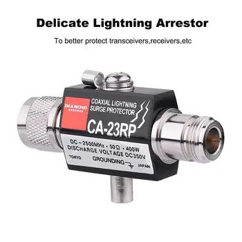 CA-23RP CA-35RS PL259 SO239 Apgaismojums Arrester Radio Retranslatoru Koaksiālie Anti-Antenas, Zibens un Pārsprieguma Aizsargs