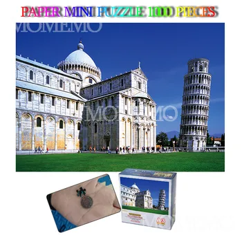 Campanile Pisa Itālijas Pasaules Slavens Ainavu 1000 Puzzle Gabalus Jigsaw Puzzle Papīra Mini Mīklu Pieaugušajiem, Puzles, Spēles, Rotaļlietas, Dāvanas,