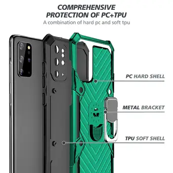 Capa Samsung S21 Plus case For Samsung Galaxy S21 S30 ultra, Ņemiet vērā, 20 S20 FE A71 A51 A91 A81 M51 A01 Kodolu Magnētiskā Bruņas gadījumā