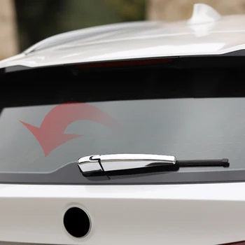 CarManGo Auto Piederumi Aizmugures Vējstikla Tīrītājs Chrome Vāka Uzlīme Apdare Ārējo apdari BMW X3 G01 X4 G02 2018-2020