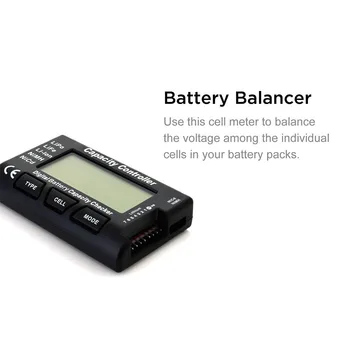 CellMeter 7 V2 ar balansa funkciju Digitālā Akumulatora Kapacitāte Pārbaudītājs sprieguma mērītājs cellmeter-7 LiPo/LiFe/Li-ion/NiMH/Nicd