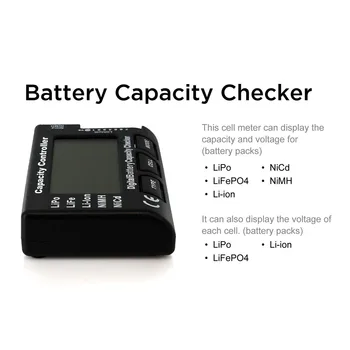 CellMeter 7 V2 ar balansa funkciju Digitālā Akumulatora Kapacitāte Pārbaudītājs sprieguma mērītājs cellmeter-7 LiPo/LiFe/Li-ion/NiMH/Nicd