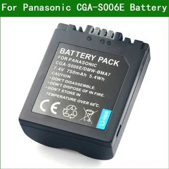 CGA-S006 CGA S006 Baterijas un Lādētājs Panasonic Lumix CGR-S006 DMC FZ35 FZ30 FZ38 FZ7 FZ8 FZ50 FZ18 FZ28 BP-DC5 V-LUX1