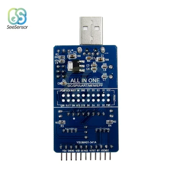 CH341A USB, lai SPI I2C IIC UART TTL IPS Sērijas Adaptera Modulis EPP/MEM Pārveidotājs Sērijas Otas Atkļūdošanas RS232, RS485, 3.3 V un 5V