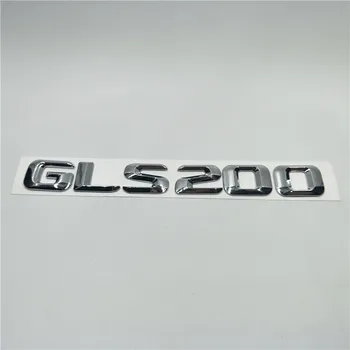 Chrome Numuru Vēstules Bagāžnieka Logo Emblēma Emblēmas Uzlīme uz Mercedes Benz GLS Klase GLS43 GLS55 GLS63 GLS200 GLS300 GLS320