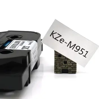 CIDY Celtniecības M951 TZ M951 Celtniecības-M951 tz-M951 melns uz mattesilver celtniecības saderīgu laminēta lentes brother uzlīmju printeriem