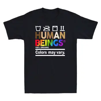 Cilvēku Organiskās Krāsas Var Atšķirties Varavīksnes LGBT Geju Lesbiešu Praids T-Krekls Harajuku Gothic Modernā Hip Hop Vīriešu T-Krekls