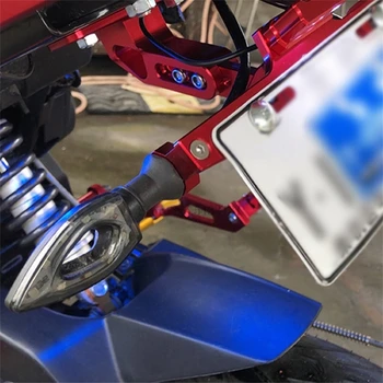 CNC Alumīnija Motociklu Licences Reģistrācijas numura zīmes Turētāja vāks Piederumi Cf Moto Nk Zundapp Drz 400 R1100Rt Honda