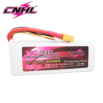 CNHL 4000mAh 3S 11.1 V 70C Lipo Akumulators