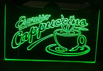 Coffe logo 2 izmērs alus bārs, krogs club 3d zīmes, led neona gaismas zīme, mājas dekoru amatniecības